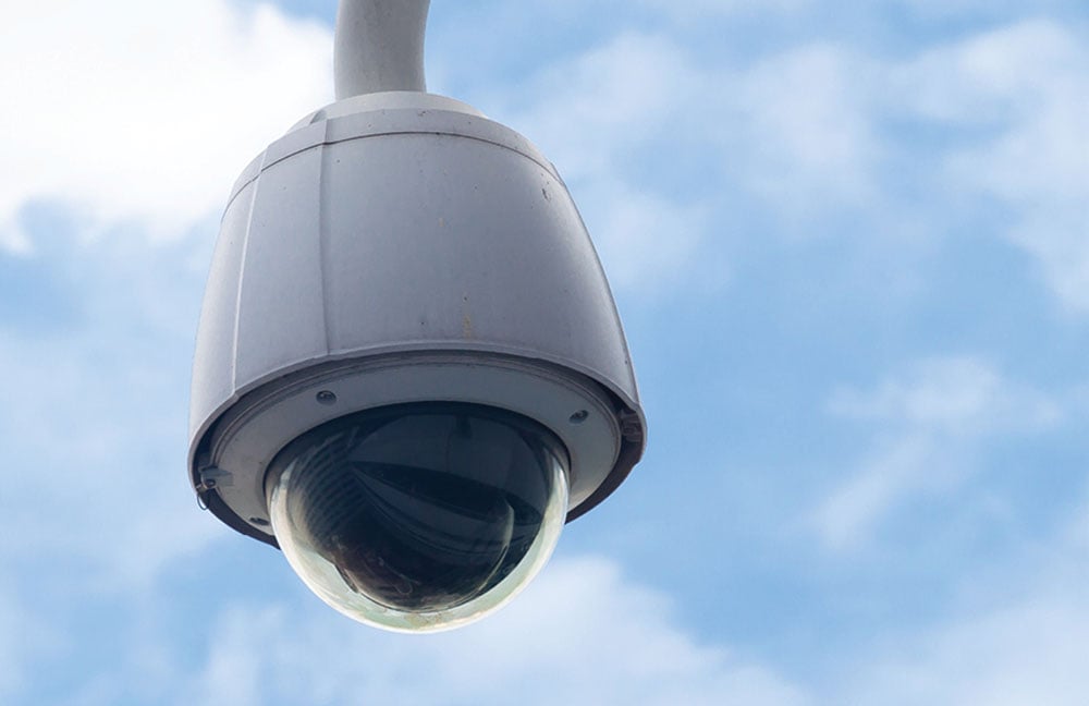An Eagle Eye camera of the kind that would go up at 15 locations in Flagler Beach, if the County Commission approves the plan. (Eagle Eye)