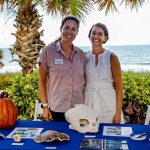 Taste of the Fun Coast at Hammock Beach raised almost $7,000 in three hours Monday for the Sea Turtle Hospital at the University Of Florida’s Whitney Lab in Marineland. Left, Catherine Eastman, director of the hospital, with Emily Godron, the development coordinator. (via David Ayres, WNZF)