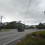 The U.S. 1-Royal Palms Parkway intersection. Education Way is in the distance, parallel to Royal Palms. (© FlaglerLive)