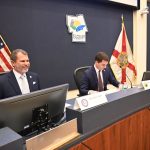 Sen. Tom leek, left, and Rep. Sam Greco. (© FlaglerLive)