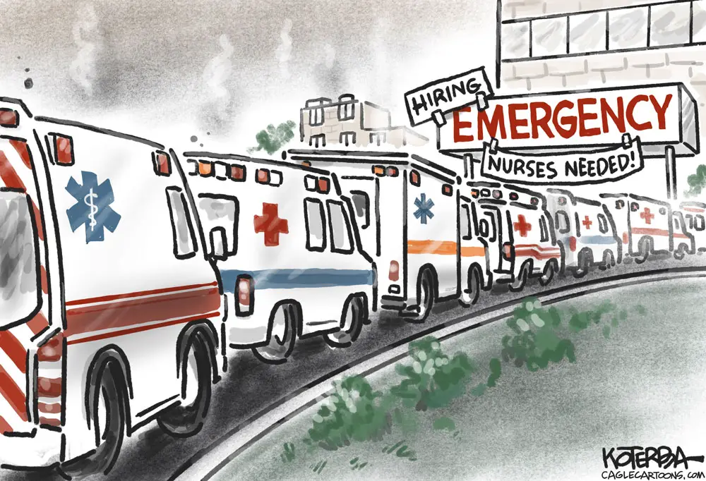 Nursing Shortage by Jeff Koterba, CagleCartoons.com
