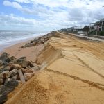 What the U.S. Army Corps of Engineers project's beach-rebuilding is attempting to fix on a more permanent basis, to the extent that there is anything permanent along the shore anymore. (© FlaglerLive)