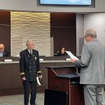 The Palm Coast City Council recognized Charles Esposito's three decades of service for the city at a Council meeting in November 2021. (Palm Coast)