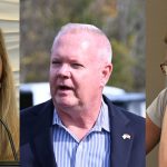 The Florida Ethics Commission dismissed ethics complaints filed against former Acting Palm Coast City Manager Lauren Johnston, left, Flagler Executive Airport Director Roy Sieger, and Bunnell Planning Board member Lynn Lafferty. (© FlaglerLive)