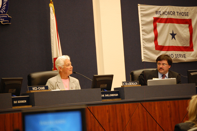 Evie Shellenberger, Flagler County School Board Chairwoman