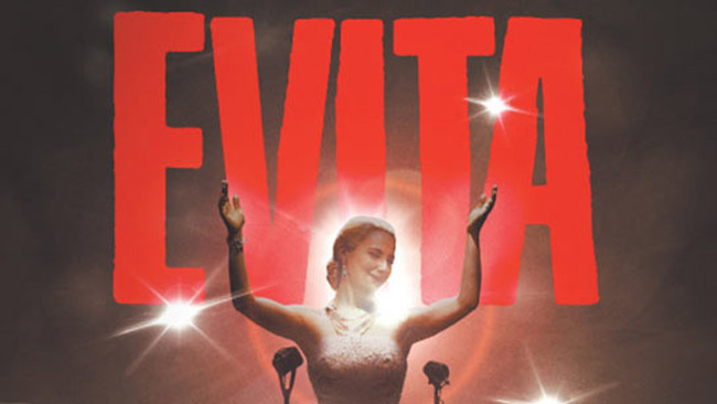 'Evita,' the Andrew Lloyd Weber musical, is at the Flagler Playhouse today through Sunday. See below for details.