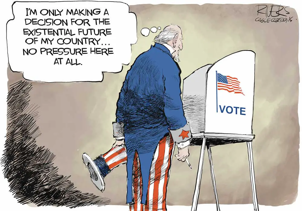 US Votes by Rivers, CagleCartoons.com