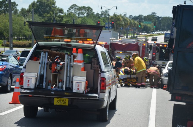 After the extraction. Click on the image for larger view. (© FlaglerLive)