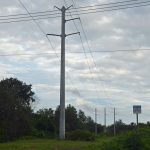 What became a foot and bike path through the F Section when it was in the planning stages, starting just outside Matanzas High School. The student-victim of a BB gun shooting was on the bike path when the incident took place Thursday. (© FlaglerLive)