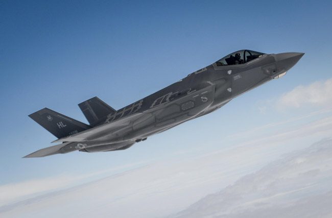 The F-35 Joint Stike Fighter is the most expensive jet ever built. (Department of Defense)