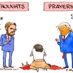 Thoughts and Prayers, Clarified by Pat Byrnes, PoliticalCartoons.com