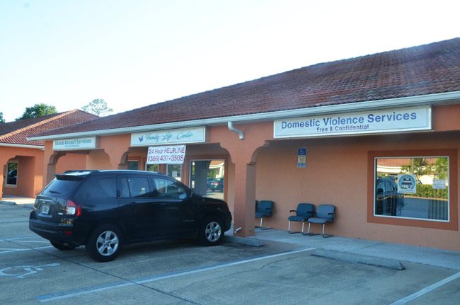 The Family Life Center moved from an out-of-the-way trailer to a more visible commercial strip at the corner of Belle Terre and State Road 100. (© FlaglerLive)