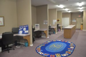 It's the same layout and the same cubicles that used to furnish the Sheriff's Office's detective services division in the same space a few years ago. Click on the image for larger view. (© FlaglerLive)