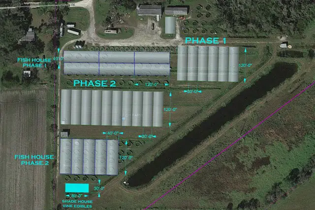The farm in East Palatka has completed Phase 1. 