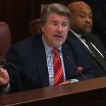 Sen. Gary M. Farmer Jr., the Fort Lauderdale Democrat, was one of two opponents to the vacation-rental proposal in its current form. Sen. Travis Hutson, who represents Flagler County, was in support. (FlaglerLive via Florida Channel)