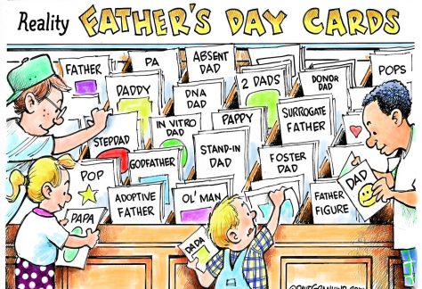 Reality Father's Day cards by Dave Granlund, PoliticalCartoons.com