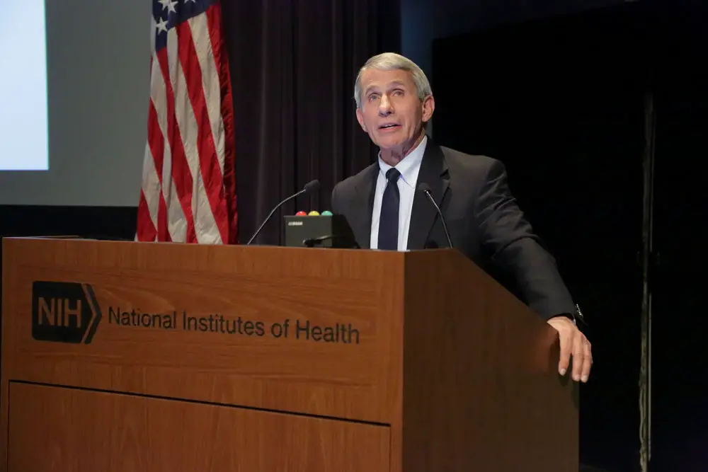 “There’s no reason to believe that we won’t be able to develop a vaccine against" covid-19, says Dr. Anthony Fauci, the country’s top infectious disease expert. (NIH)