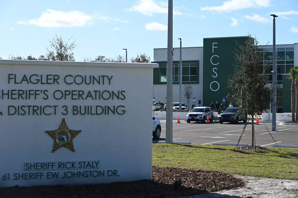 The Flagler County Sheriff's Office moved back into an operations center of its own late last year after nearly five years without one. The building was the responsibility of the county and is not part of annual budgeting figures. (© FlaglerLive)