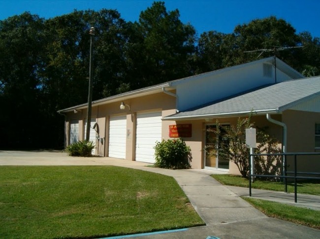 The west-side volunteer fire station is currently unstaffed.  Flagler  County officials are talking about renovating it and redeploying staff to as a way to improve response times on the west side (Tanya Snyder)