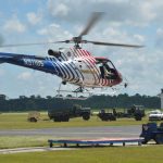 Soon Flagler County FireFlight will soar into the sunset as the County Commission buys a new Airbus emergency helicopter. (© FlaglerLive)