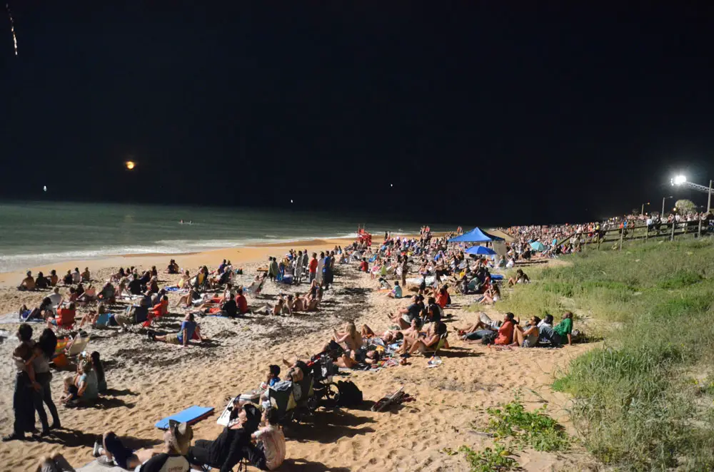 No way to social distance: Flagler Beach will not host its traditional parade and fireworks on July 4 this year. (© FlaglerLive)