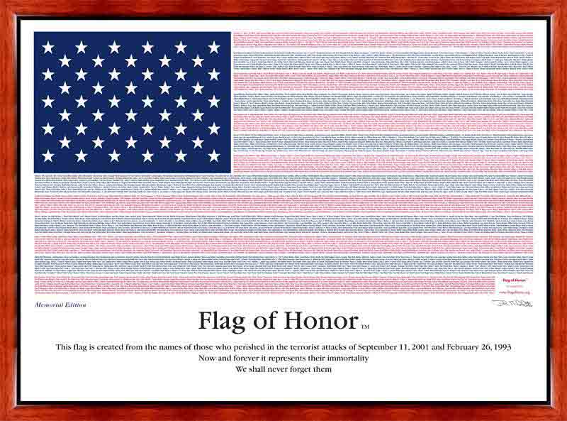 flag of honor 9/11
