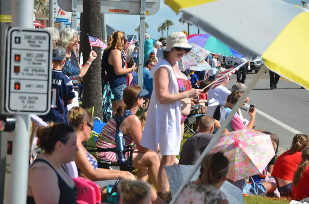 Flagler Beach is overrun with visitors and revelers on July 4. The city is not willing to jeopardize safety by having July 4 fireworks that other public safety agency could not help with anyway. (© FlaglerLive)