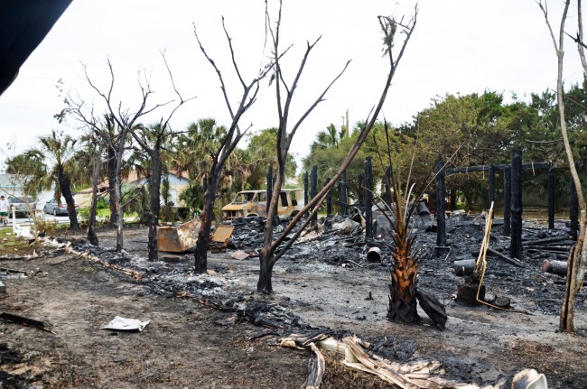 flagler beach fire