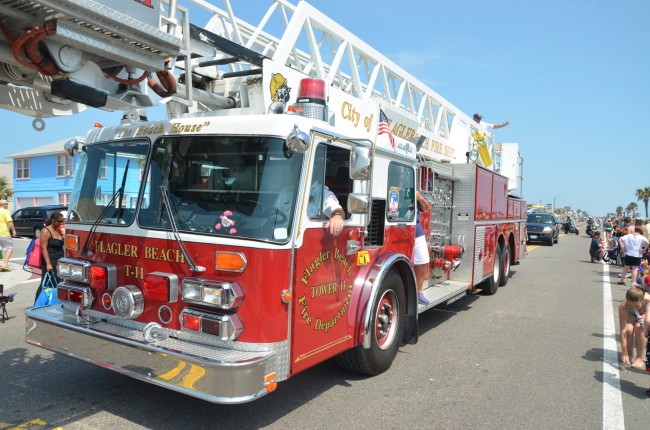 The Flagler Beach Fire Department is edging from scandal to questions about its financial viability. (© FlaglerLive)