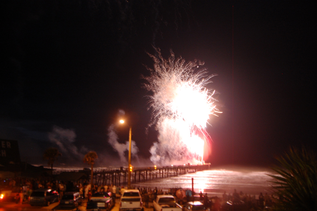 flagler beach fireworks palm coast july 4th independence day 2011