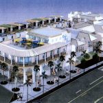 A rendering of the proposed Flagler Beach hotel at the center of town.