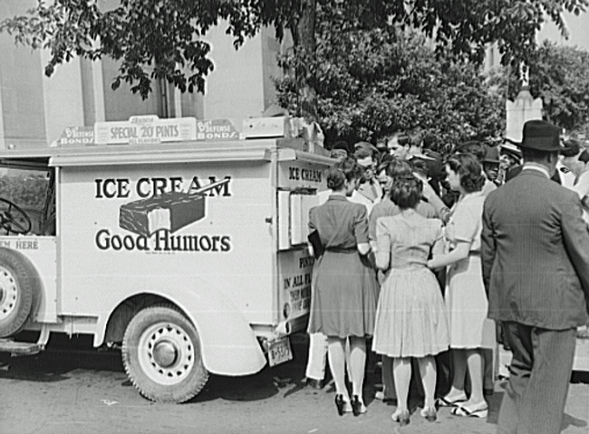 50s ice cream man