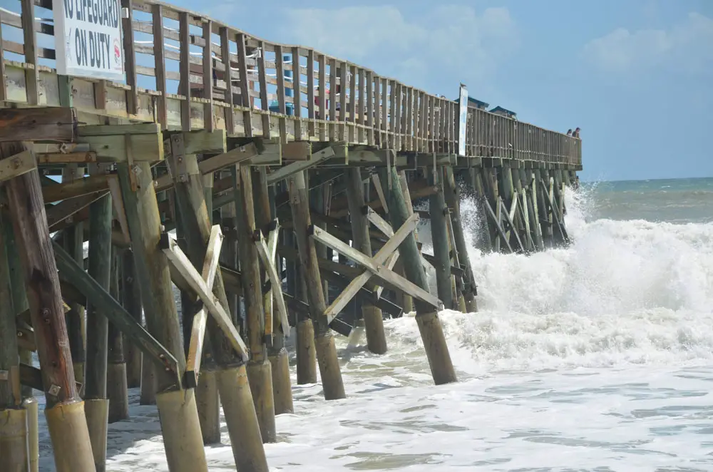The 635-foot pier will reopen Friday morning after a 73-day hiatus. (© FlaglerLive)