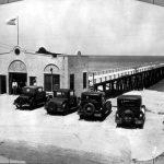 The Flagler Beach Pier in 1929, when it was a year old and 600 feet long. (Florida Memory)