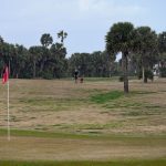 Flagler Golf Management faces eviction from the Ocean Palms Golf Club grounds at the south end of Flagler Beach. The company is challenging the eviction with a suit of its own. (© FlaglerLive)