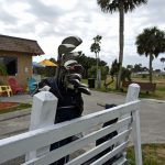 Clubs looking for balls at Ocean Palms Golf Club in Flagler Beach. (© FlaglerLive)