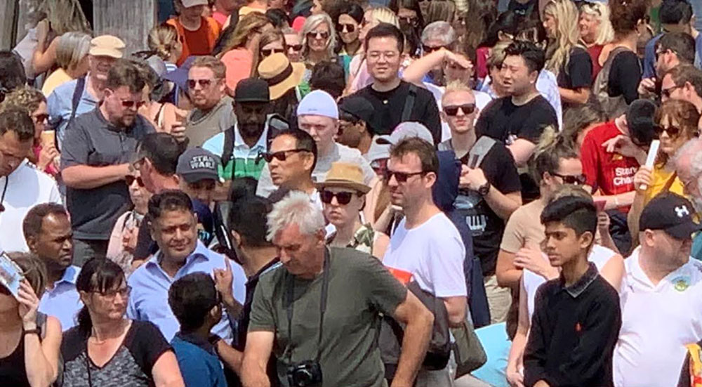 It had been getting more crowded. (© FlaglerLive)