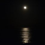 A full moon over Flagler Beach. (© FlaglerLive)