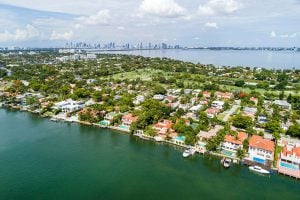 Subsidized flood insurances lowers the cost of living in coastal waterfront homes at high risk of flooding. Jeffrey Greenberg/Universal Images Group via Getty Images