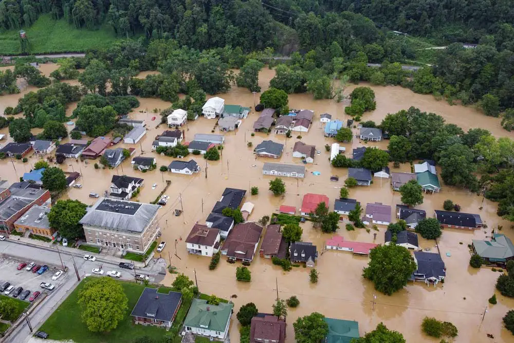 Several areas were hit with 1,000-year floods in 2022. 
