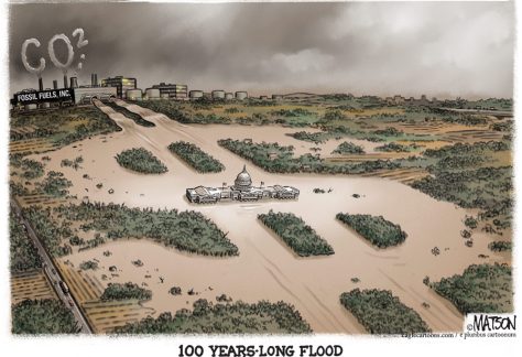 Fossil Fuels Money Floods US Capitol by R.J. Matson, Portland, Maine.