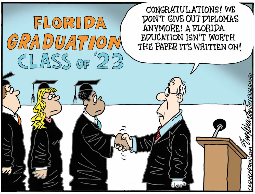 Florida Education by Bob Englehart, PoliticalCartoons.com