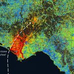 Satellites captured the tree loss from Hurricane Michael in 2018. This is where fires were burning in 2022. Forwarn/USDA Forest Service