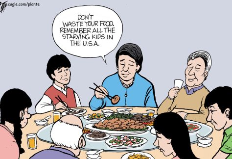 Remember the Starving by Bruce Plante, PoliticalCartoons.com