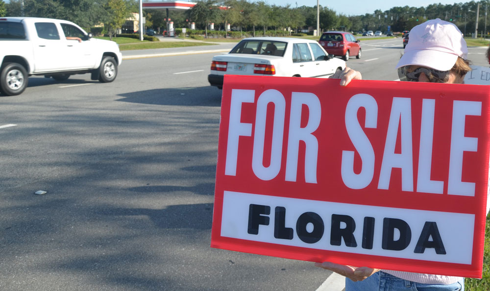 realtor signs rights of way palm coast free speech