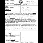 A forged arrest warrant (FCSO) (Click on the image for larger view.)