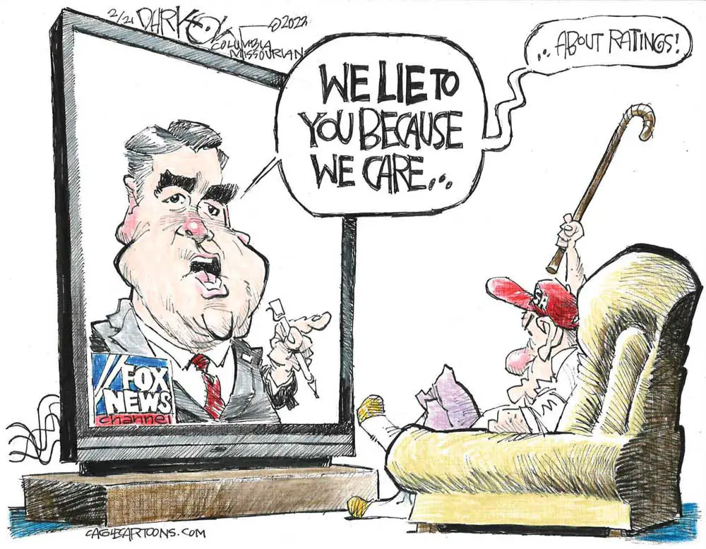 Fox News Lies by John Darkow, Columbia Missourian