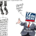 Race Hang Ups by Pat Bagley, The Salt Lake Tribune.