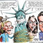 Freedom Caucus holds U.S. hostage by Dave Whamond, Canada, PoliticalCartoons.com