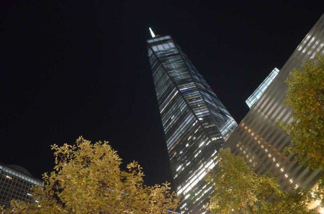 The Freedom Tower near the site of the Twin Towers in Lower Manhattan. (© FlaglerLive)